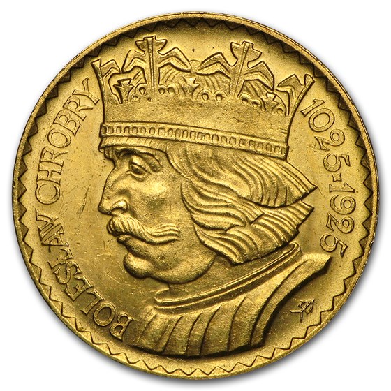 1925 Poland Gold 10 Zlotych Boleslaw BU 1925 Poland Gold 10 Zlotych Boleslaw BU